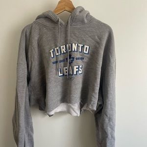 Cropped leaf’s hoodie